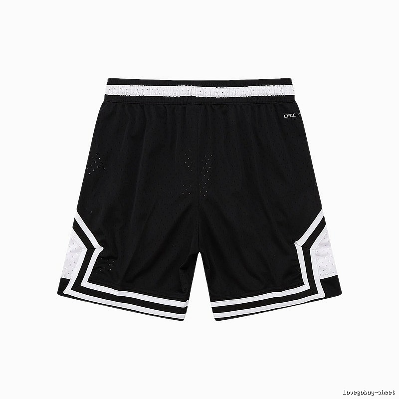 AJ Sporty Black and White Shorts