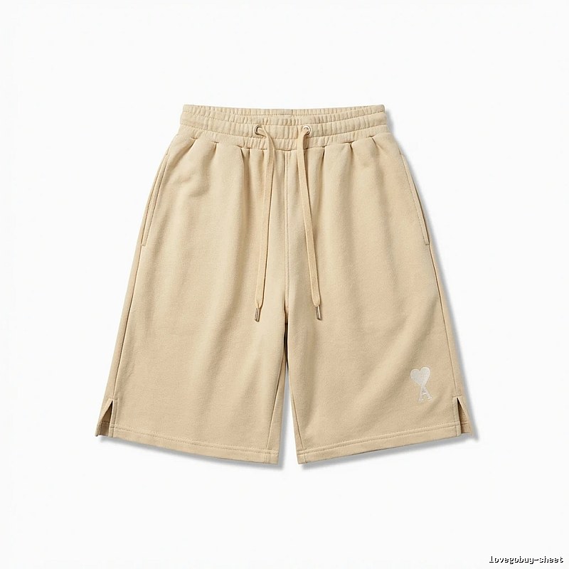 AMI casual style khaki shorts