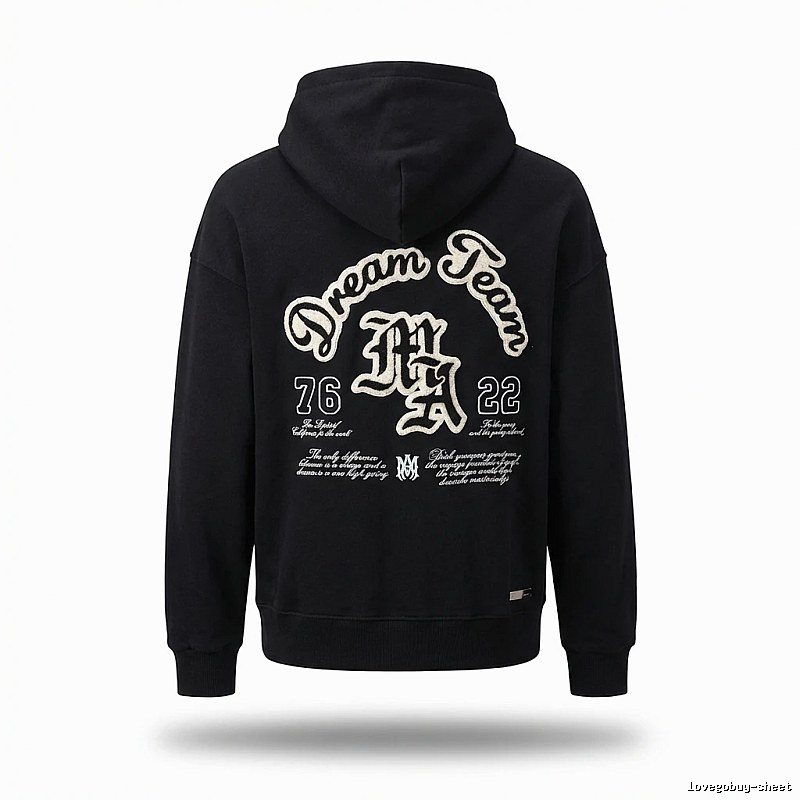 AMIRI Dream Team retro-style black sweatshirt