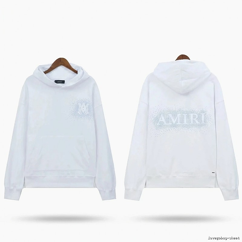 AMIRI Hot Drill Trend Brand White Sweatshirt
