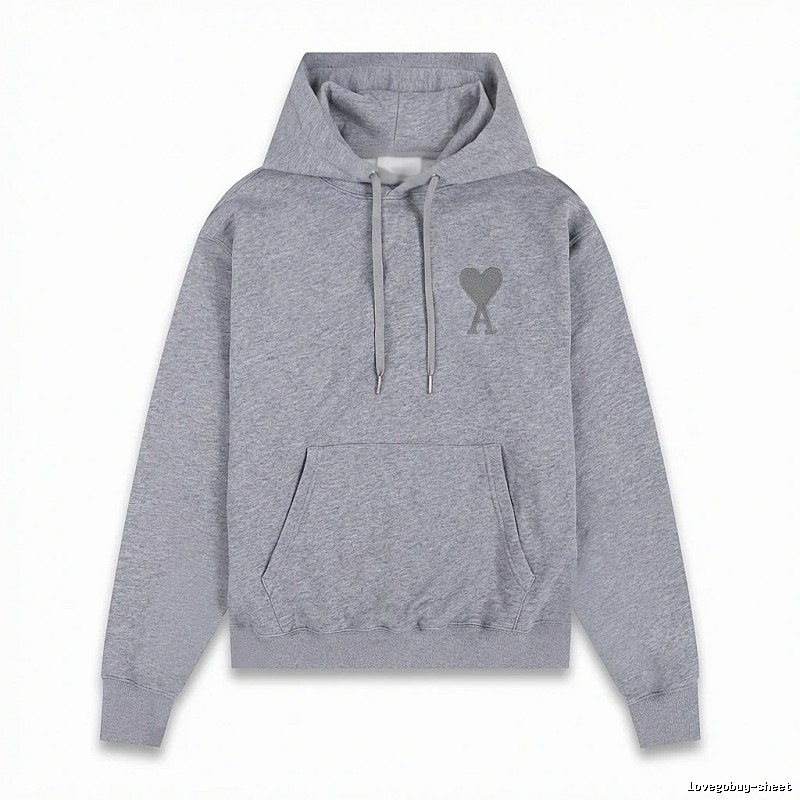 AMIRI Love Collection Grey Hoodie