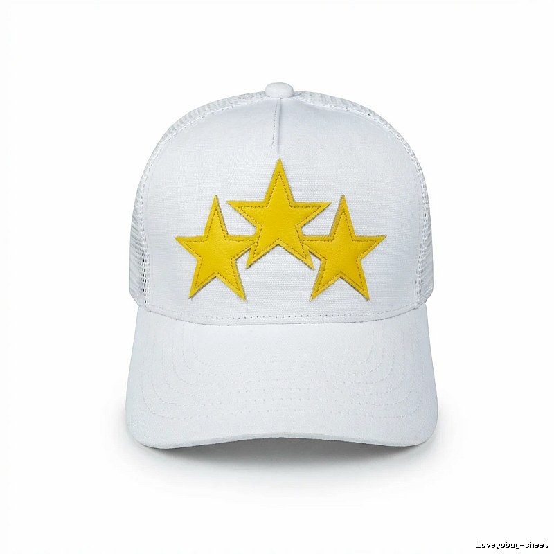 AMIRI Starry Trendy Cool Style White Hat
