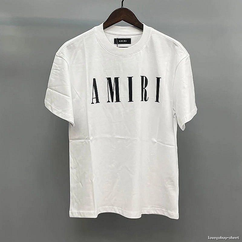 Amiri White Black Records Graphic T-Shirt Statement Graphic