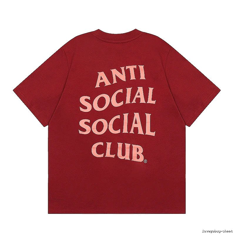 Anti Social Social Club Travel Logo T-shirt Black Orange Anti with Modern Look