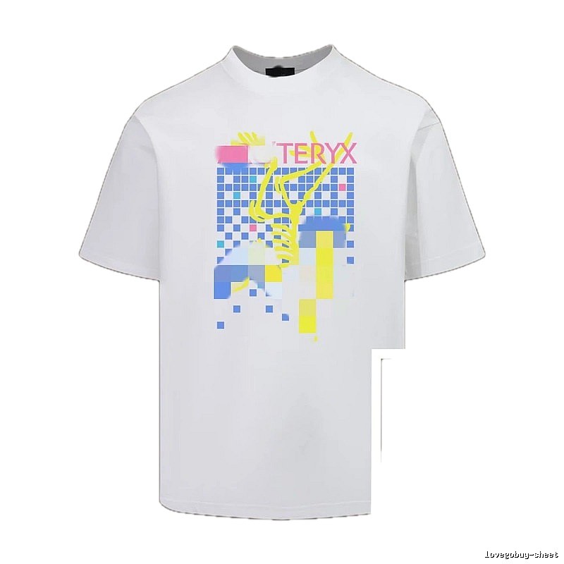 Arc'teryx Pixel Print Trendy Cool Style White T-Shirt