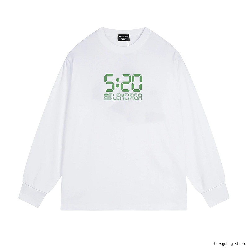 Balenciaga digital-style white T-shirt
