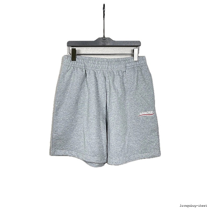 Balenciaga grey sports shorts