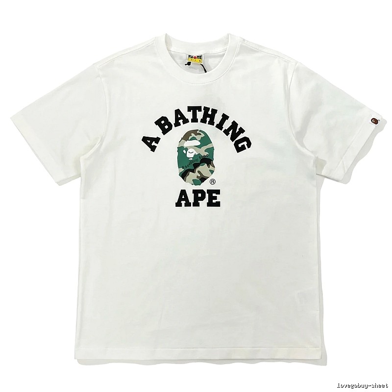 Bape Ape Camo Style White T-shirt