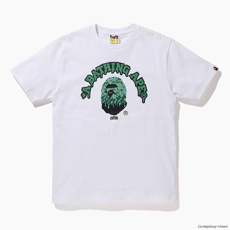 Bape Ape Head Cool White T-shirt in Streetwear Style