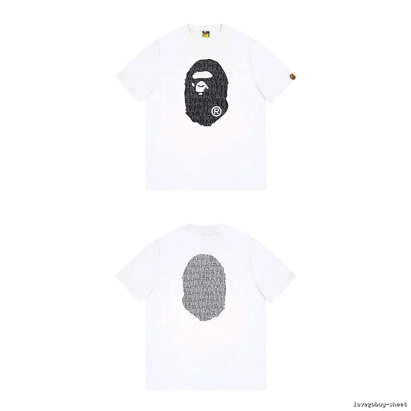 Bape Ape Head Simple White T-shirt