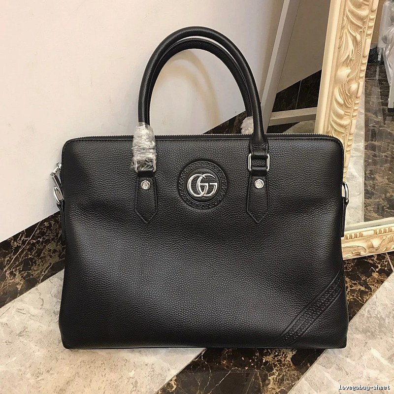 Briefcase by Gucci with Black Leather Briefcase
