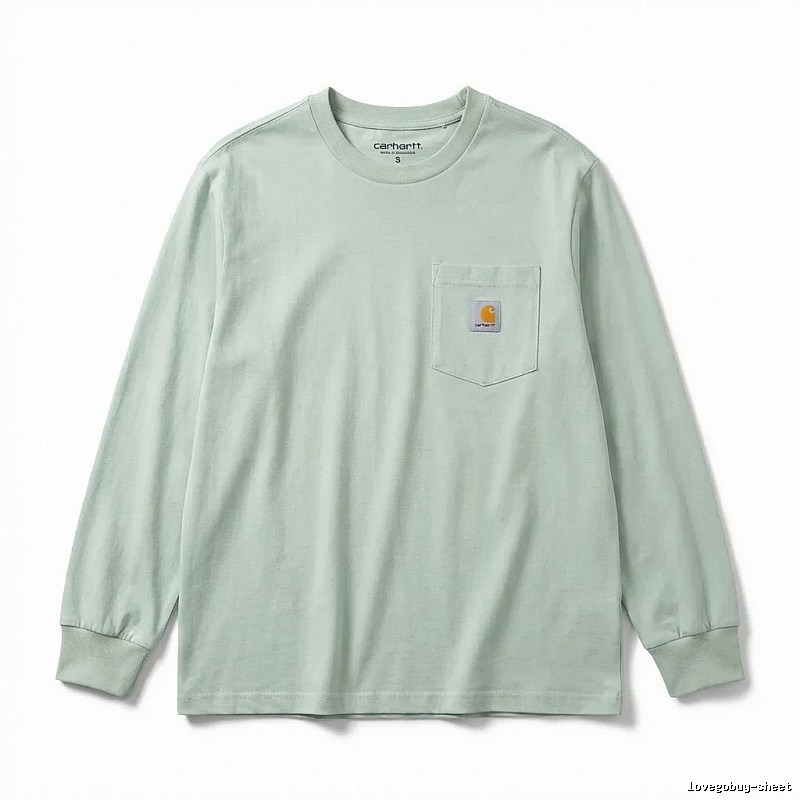 Carhartt basic simple style light green sweatshirt