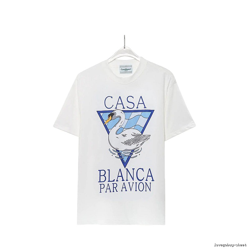 Casablanca Printed Fashionable White T-shirt