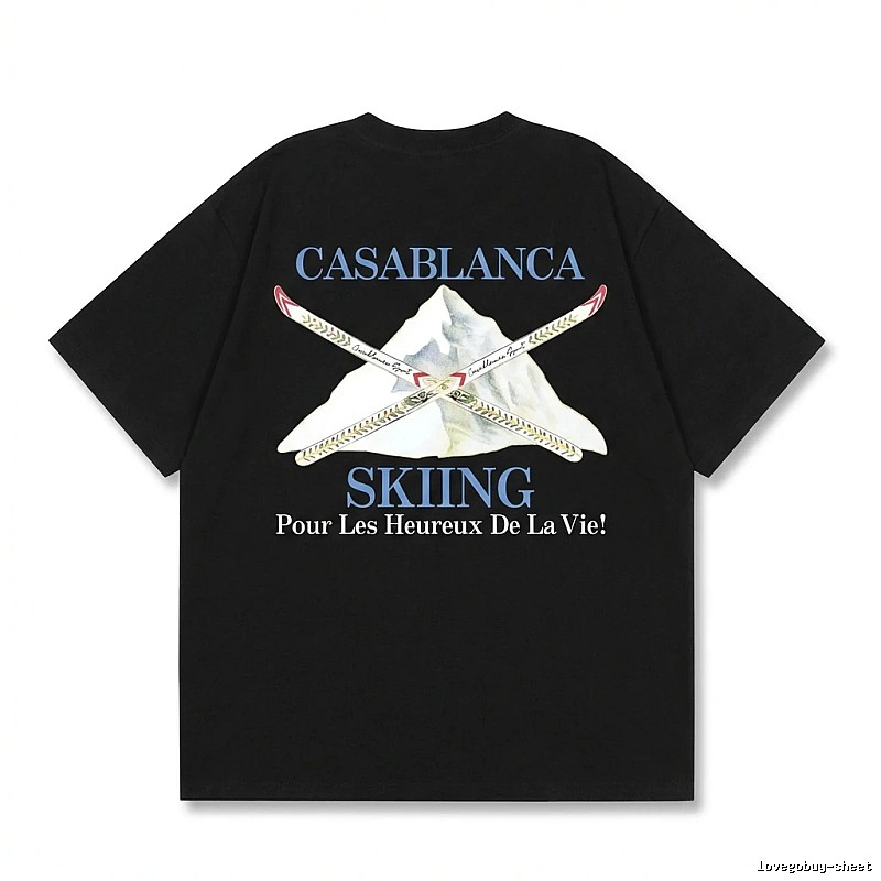 Casablanca Ski Style Black T-shirt