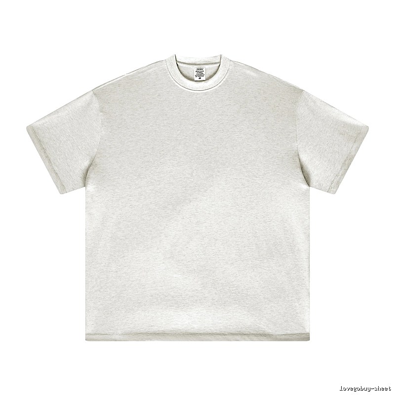 Casual Plain white T-shirt Minimal White Short for Streetwear Looks