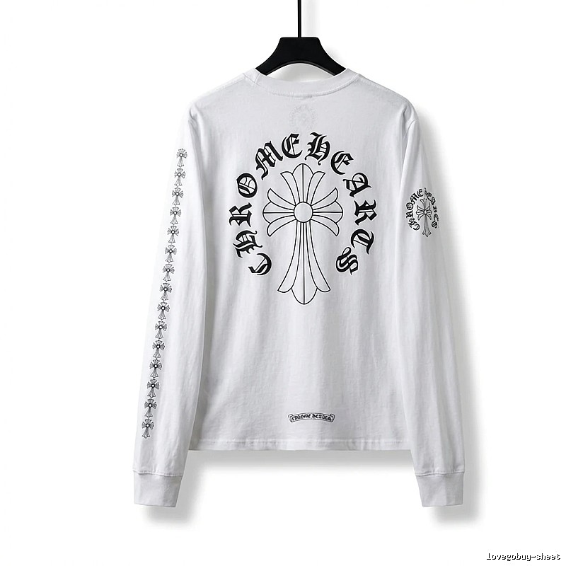 Chrome Hearts Cross Dark Style White T-shirt