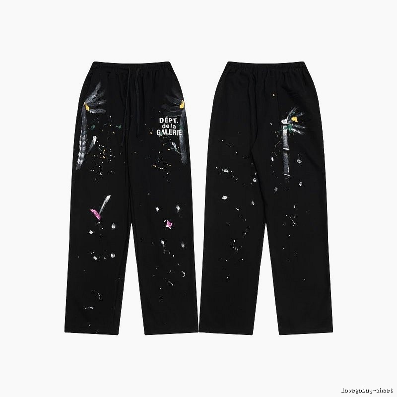 Chrome Hearts Relaxed Graphic sweatpants Black Printed Graphics with Designer-Inspired Detail