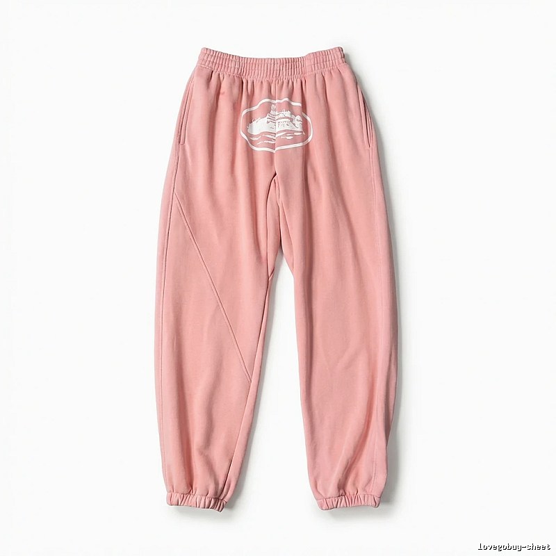 Corteiz Printed Casual Style Pink Pants