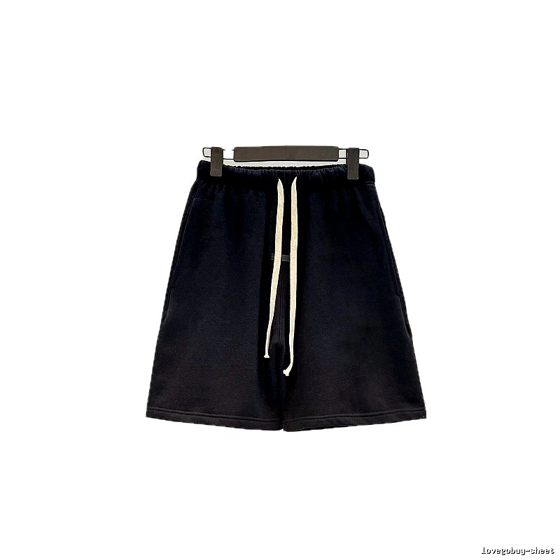 ESSENTIALS Basic Black Shorts
