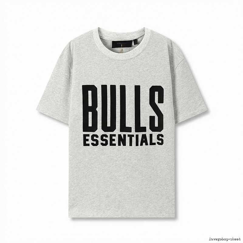 ESSENTIALS Bulls Style Grey T-shirt