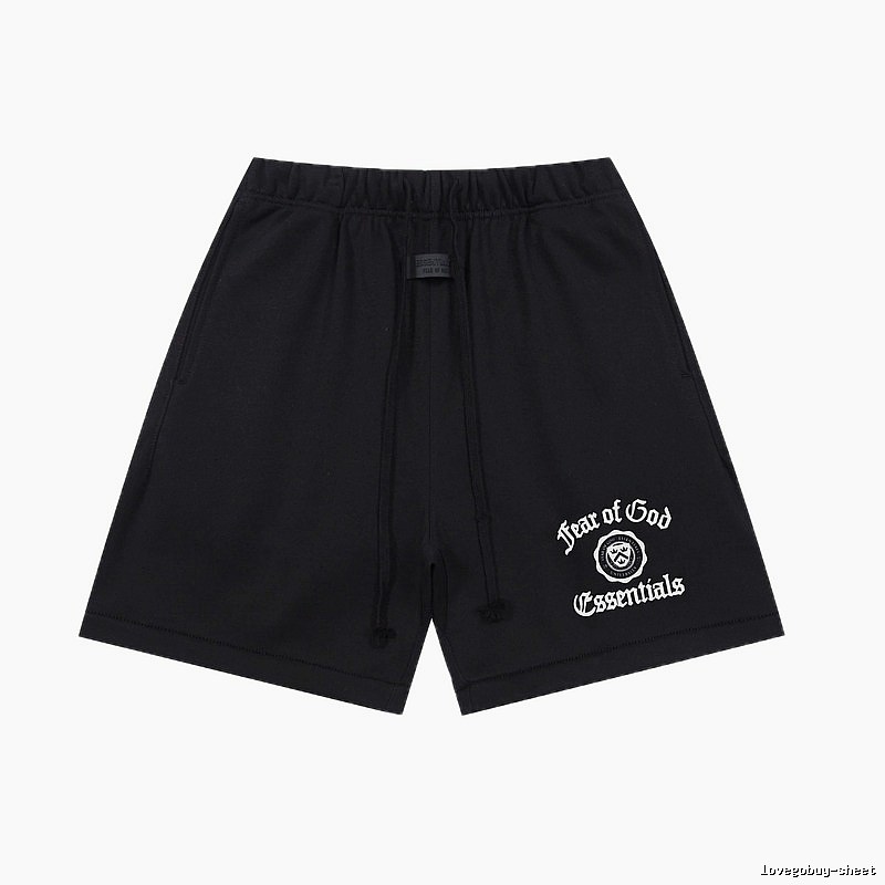 ESSENTIALS trendy brand black shorts