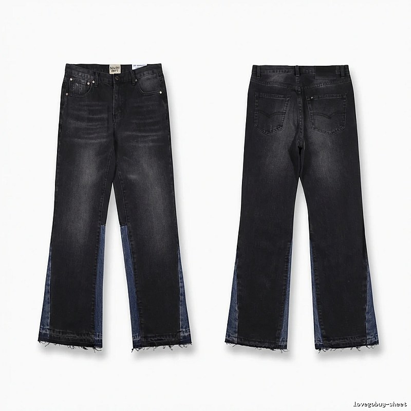 Gallery Dept. patchwork denim style long pants