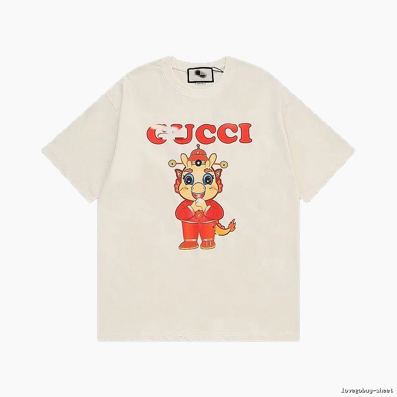 Gucci Year of the Dragon Limited Edition China Chic Style Off-white T-shirt