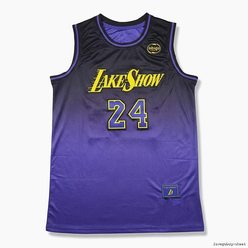 Lakers gradient-style basketball uniforms