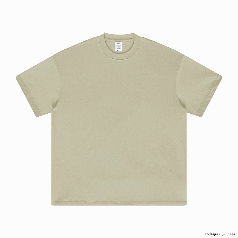 Lightweight Plain white T-shirt Minimal White Short for Trend Styling