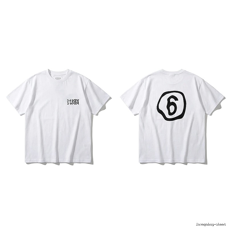 Maison Margiela white T-shirt with digital printing