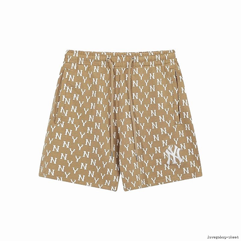 MLB Full-Printed Casual Khaki Shorts