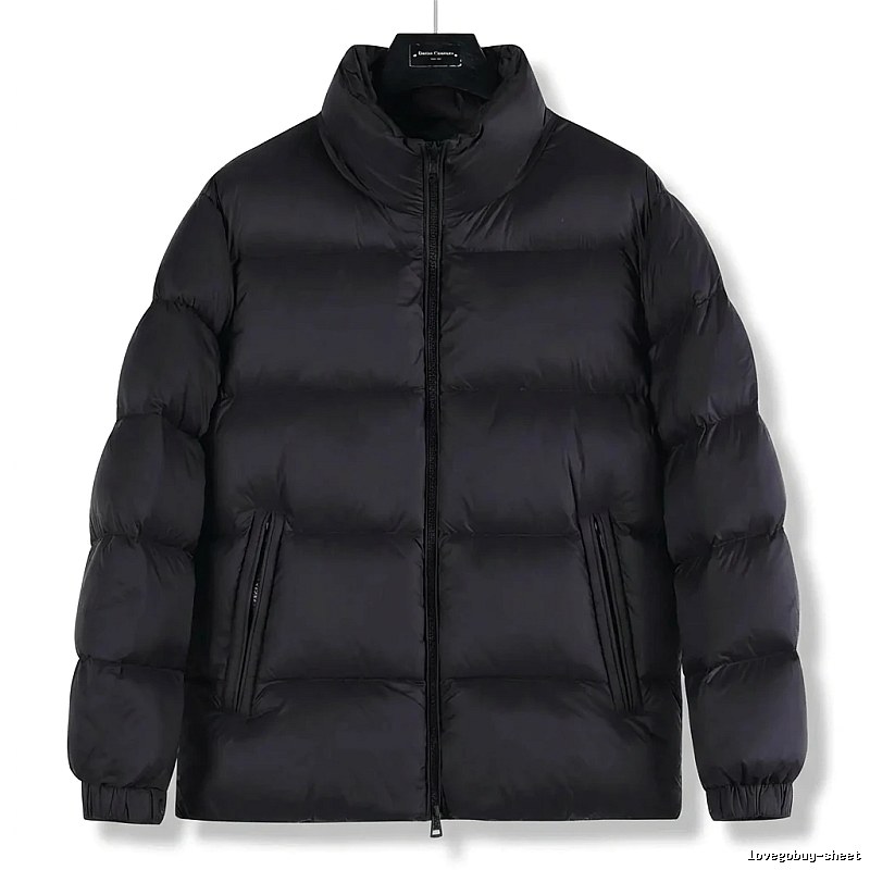 Moncler black casual down jacket