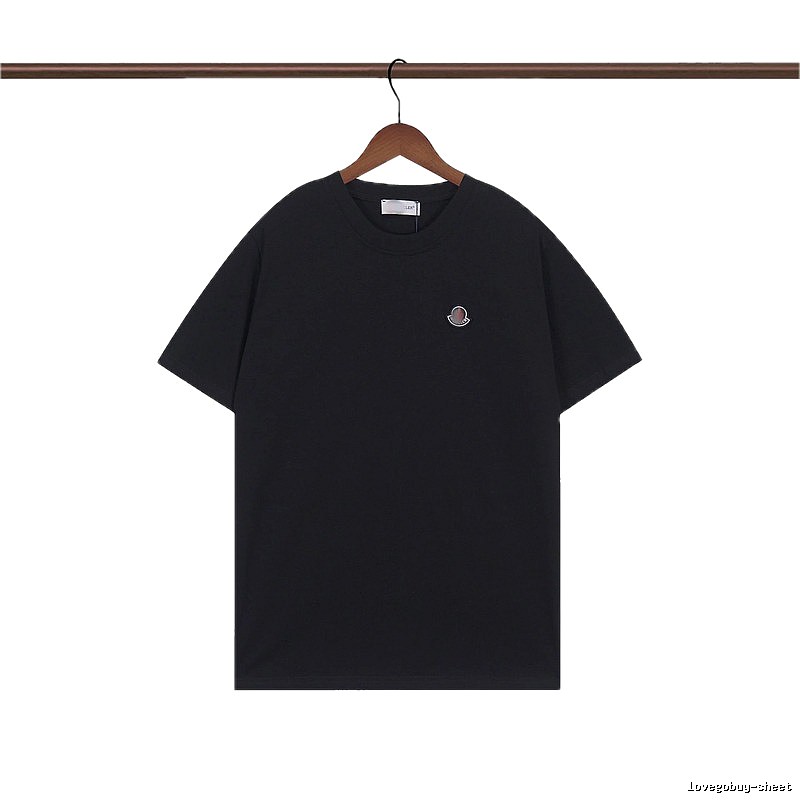 Moncler Classic Minimalist Style Black Short-sleeve T-shirt
