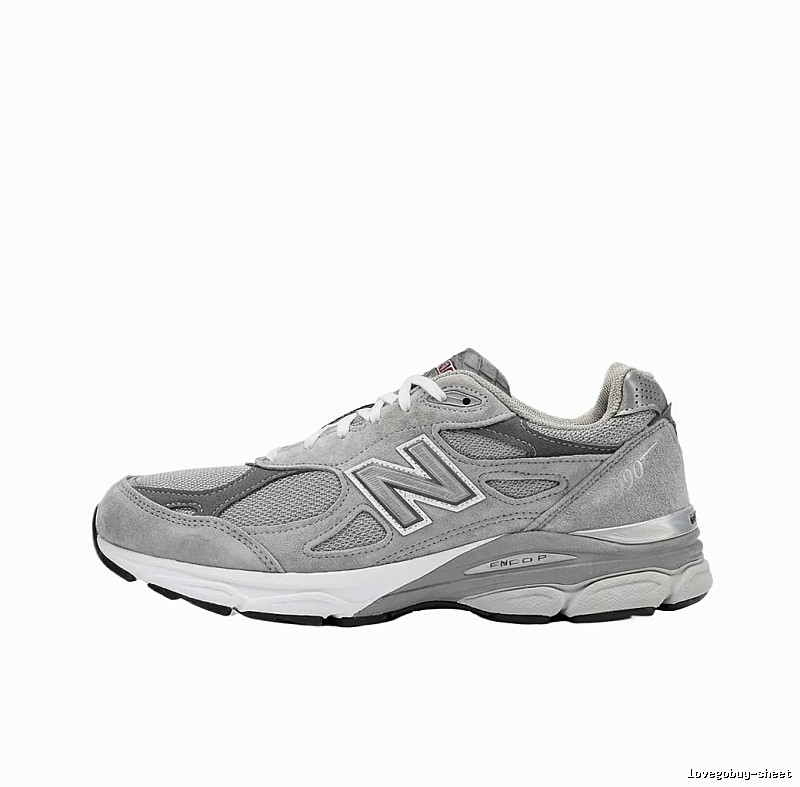 New Balance 990 series retro-style grey shoes