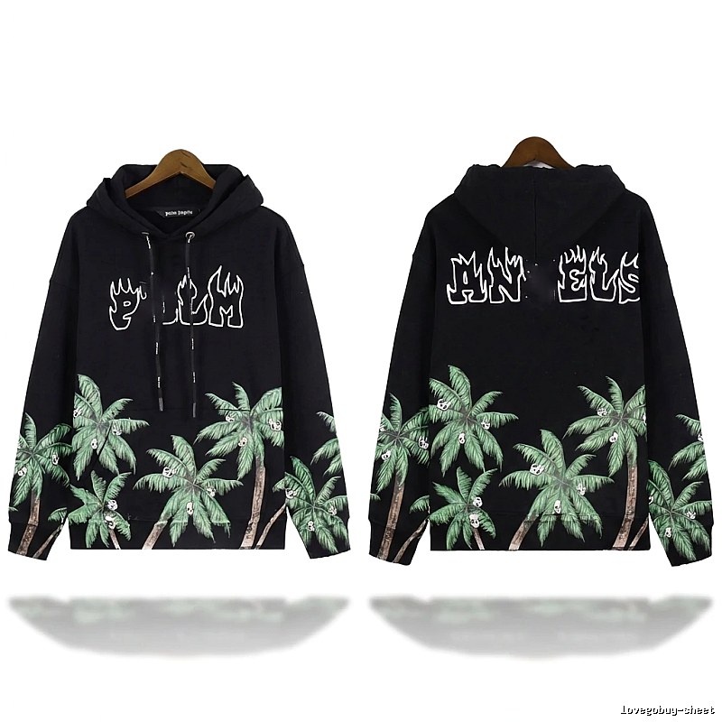 Palm Angels Palm Tree Black Hoodie
