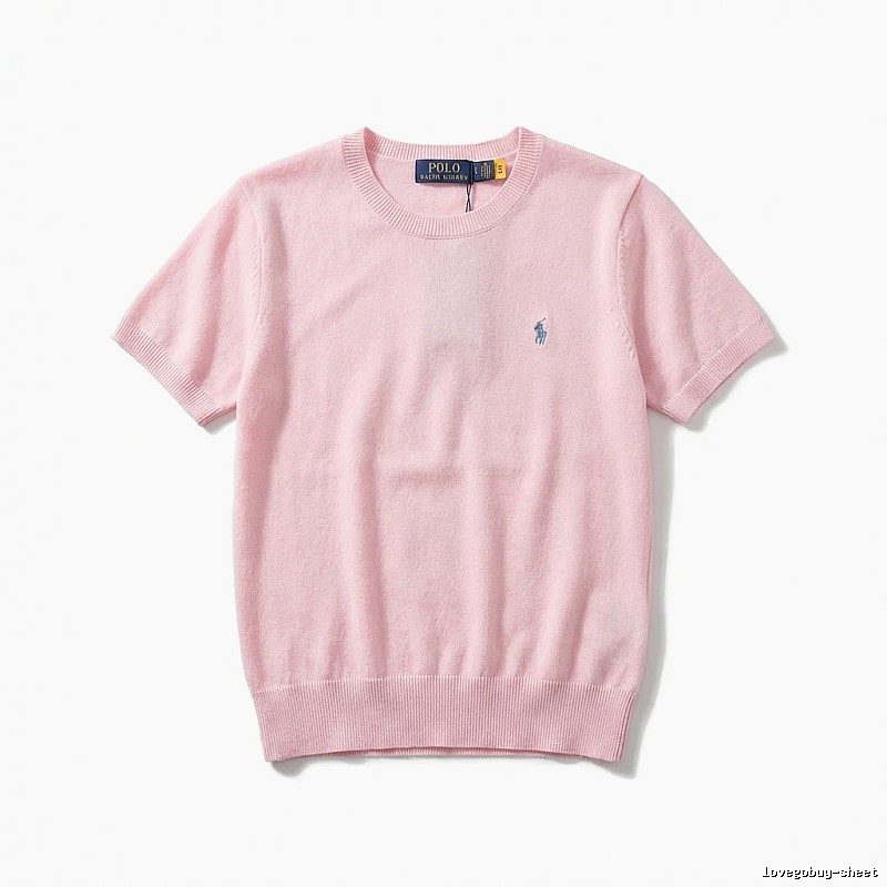 Ralph Lauren Polo pink trendy brand short-sleeve shirt