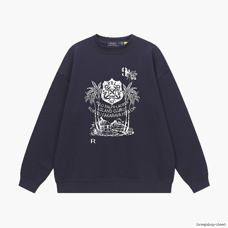 Ralph Lauren Printed Casual Style Sweatshirt
