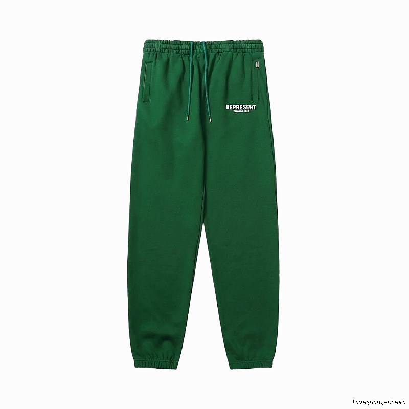 Represent Trendy Brand Casual Green Sweatpants
