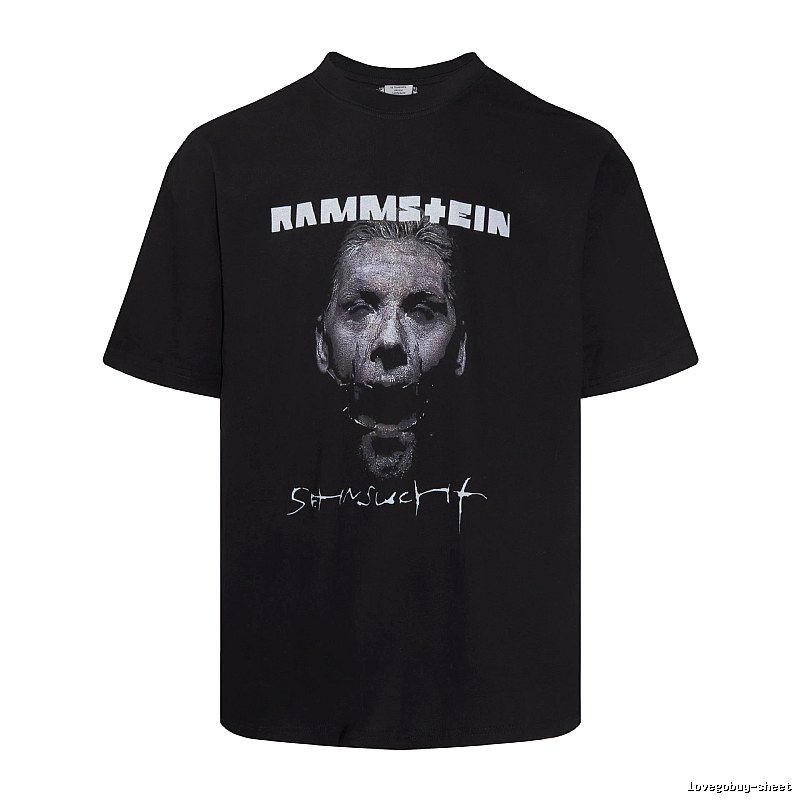 Streetwear Statement graphic T-shirt Black Colorful Lucky with Logo Accent