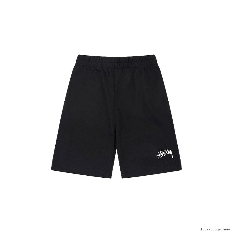 Stussy basic casual black shorts