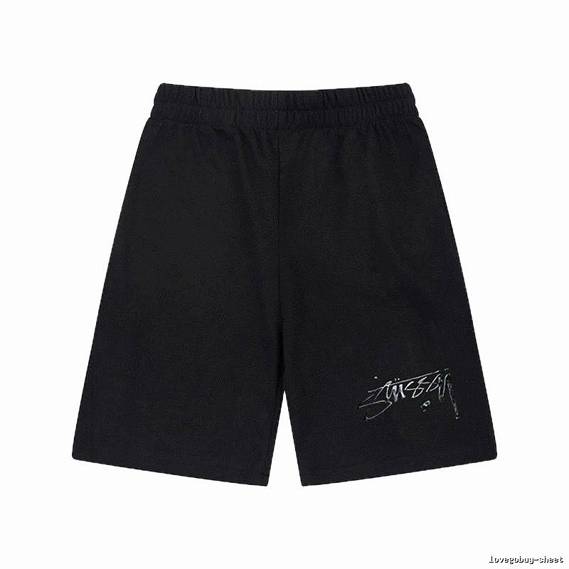 Stussy Basic Style Trendy Black Shorts