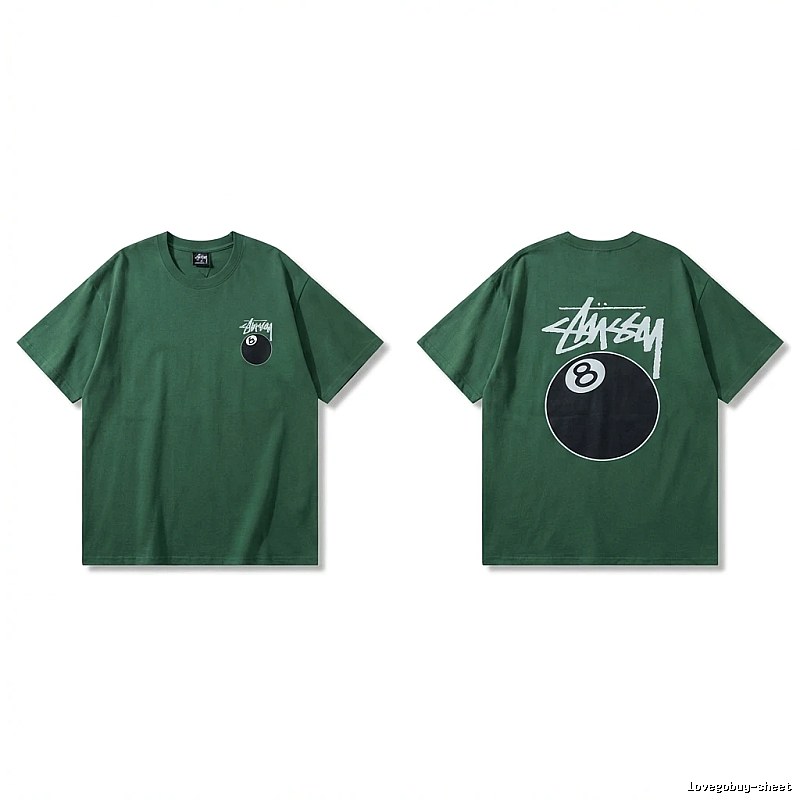 Stussy Black Eight Series Trendy and Cool Style T-shirt