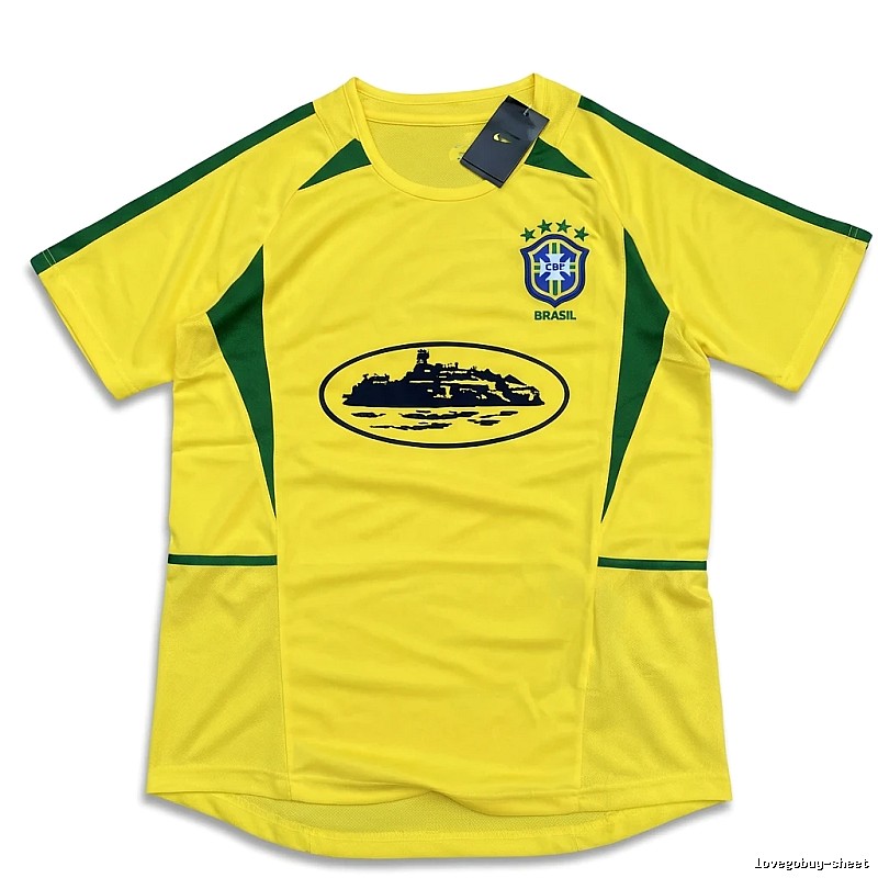 Stussy Brazilian-style yellow-green T-shirt