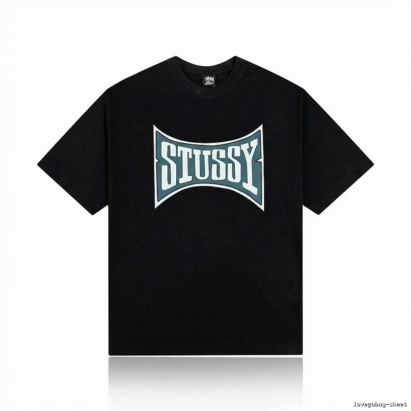 Stussy classic black T-shirt