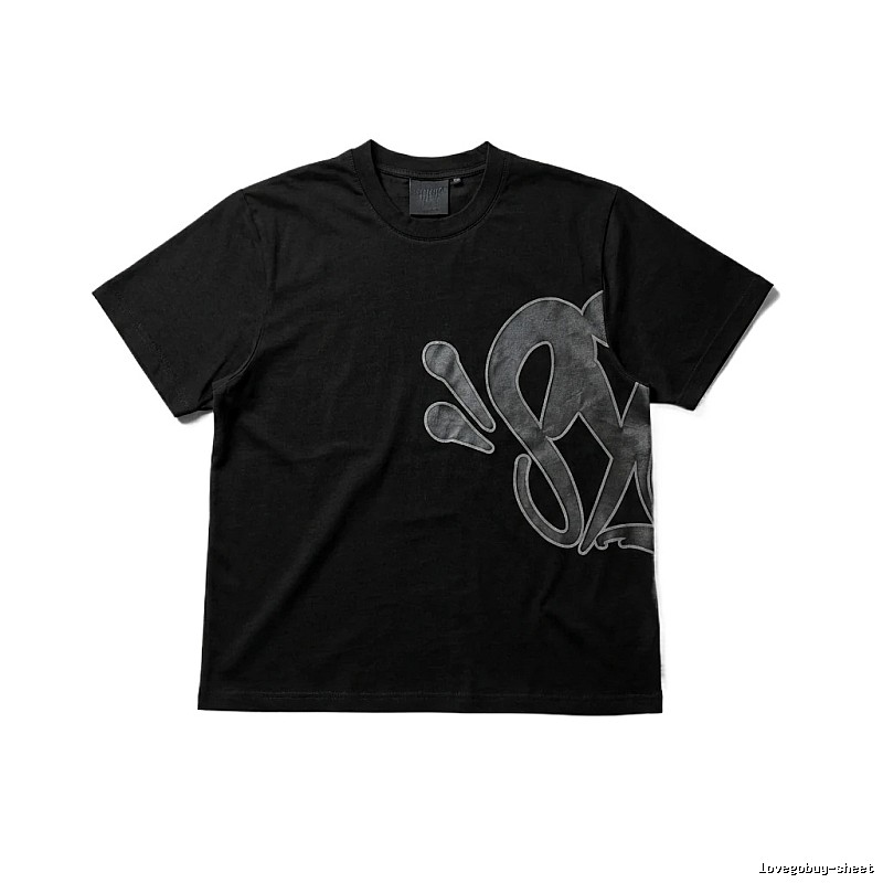 SynaWorld Trendy and Cool Style Black T-shirt