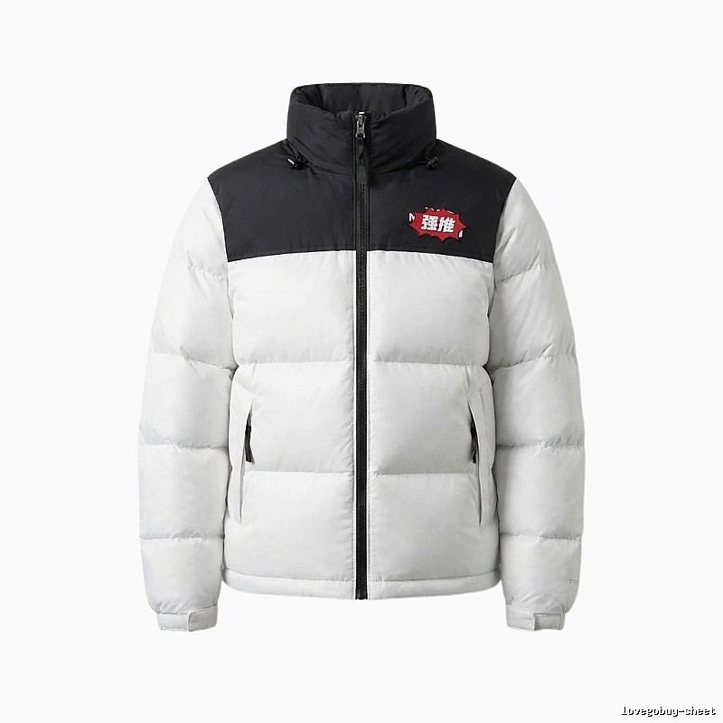 The North Face Trendy Black-and-White Down Jacket