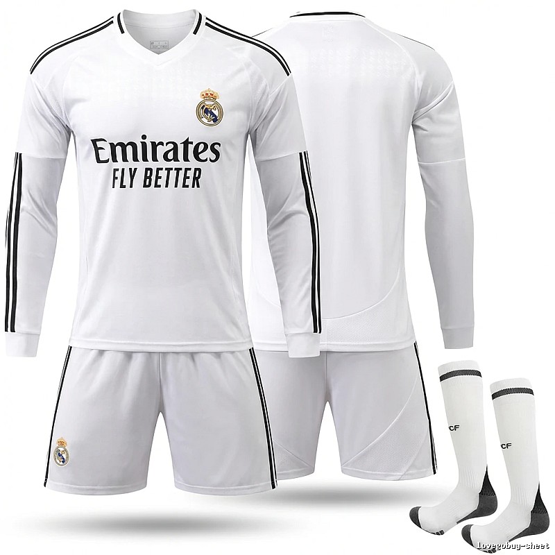 The white sporty jersey of Real Madrid.