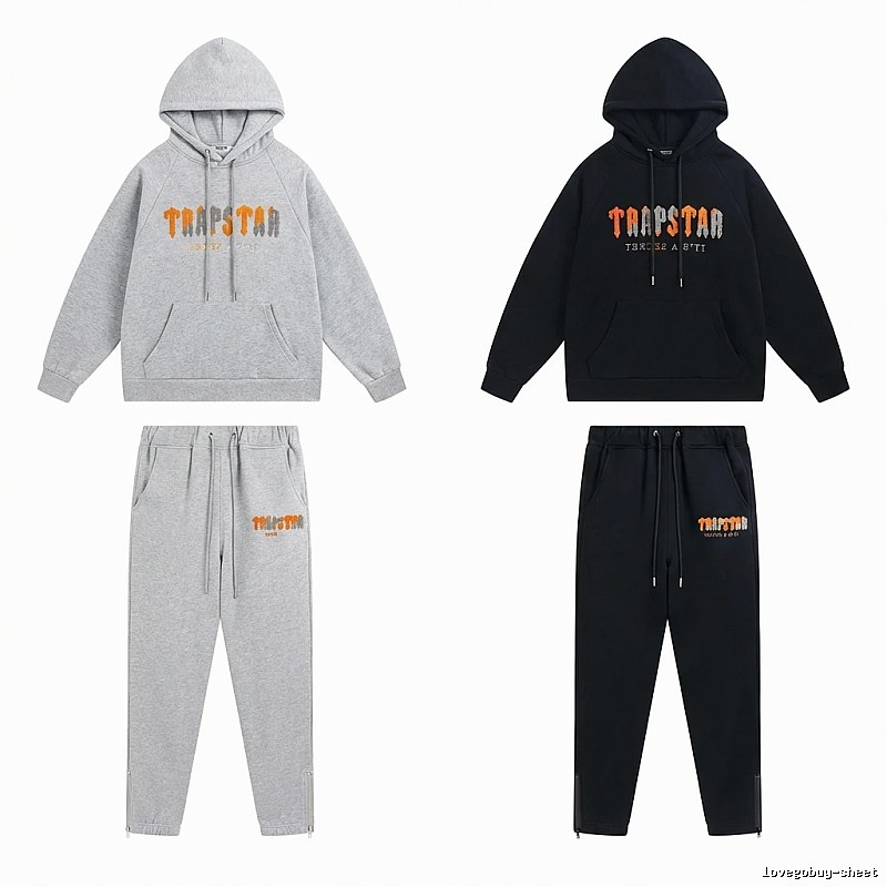 Trapstar Printed Streetwear Set (Grey/Black)