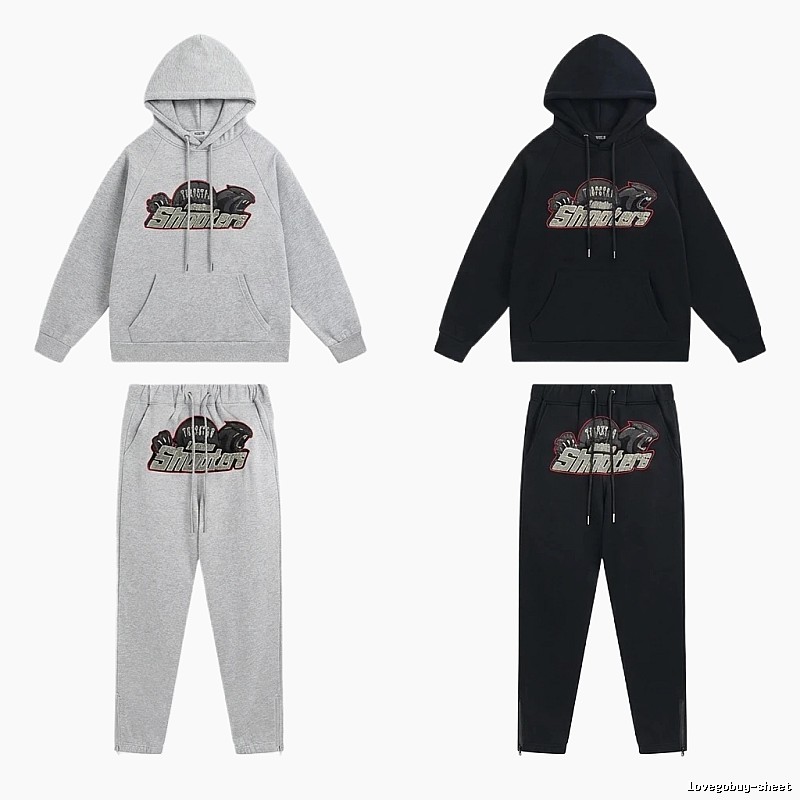 Trapstar sporty grey/black suit set