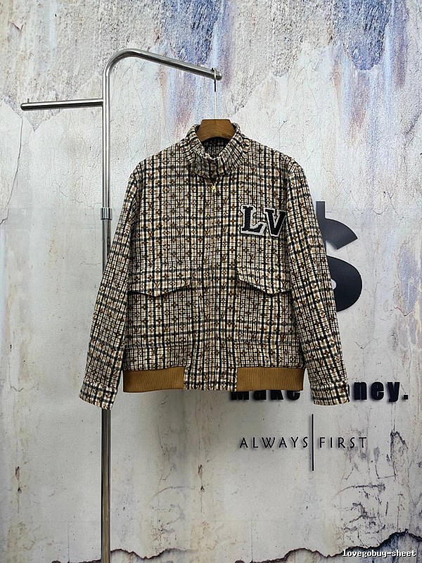 Winter Jacket in Tan by Louis Vuitton
